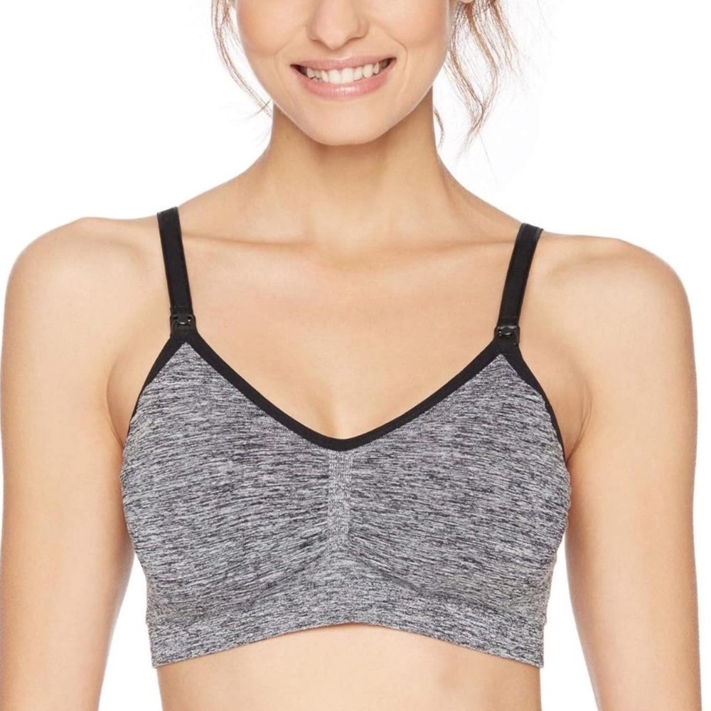 Motherhood Maternity Women's Seamless Clip Down Nursing Bra Machine Washable M